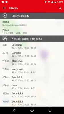 Brněnské komunikace android App screenshot 0