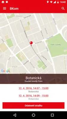 Brněnské komunikace android App screenshot 3